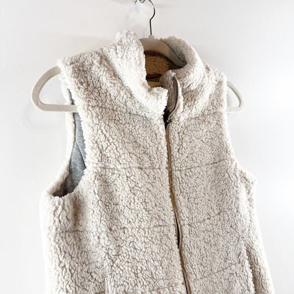 Dylan Solstice Sherpa Teddie Full Zip Cotton Lined Vest Cream XS - Picture 7 of 10